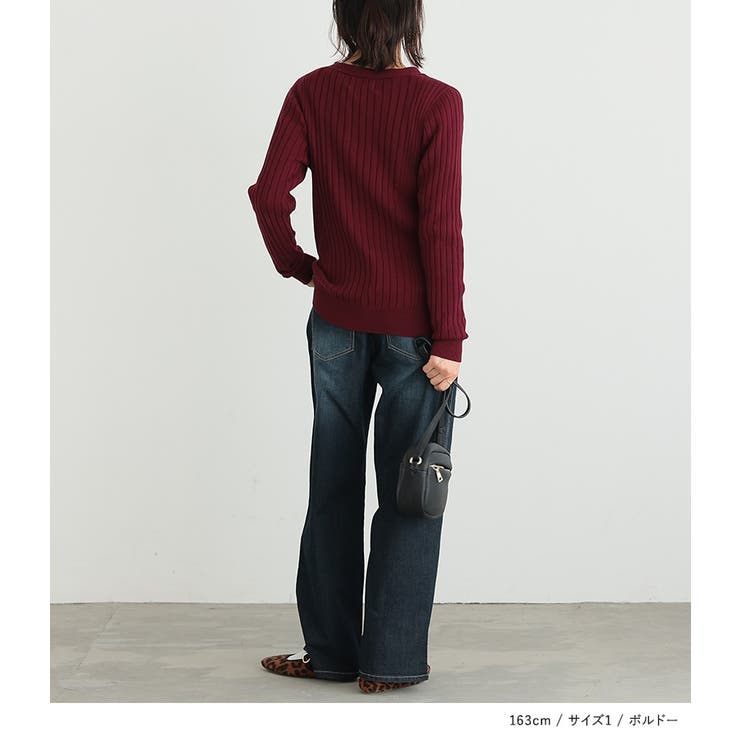 n'OrLABELリブニットカーディガン  | osharewalker | 詳細画像16 