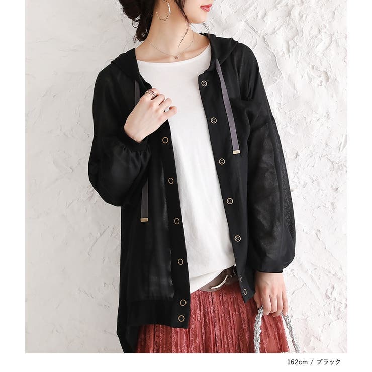 n'OrLABELシアーパーカーブルゾン  | osharewalker | 詳細画像8 