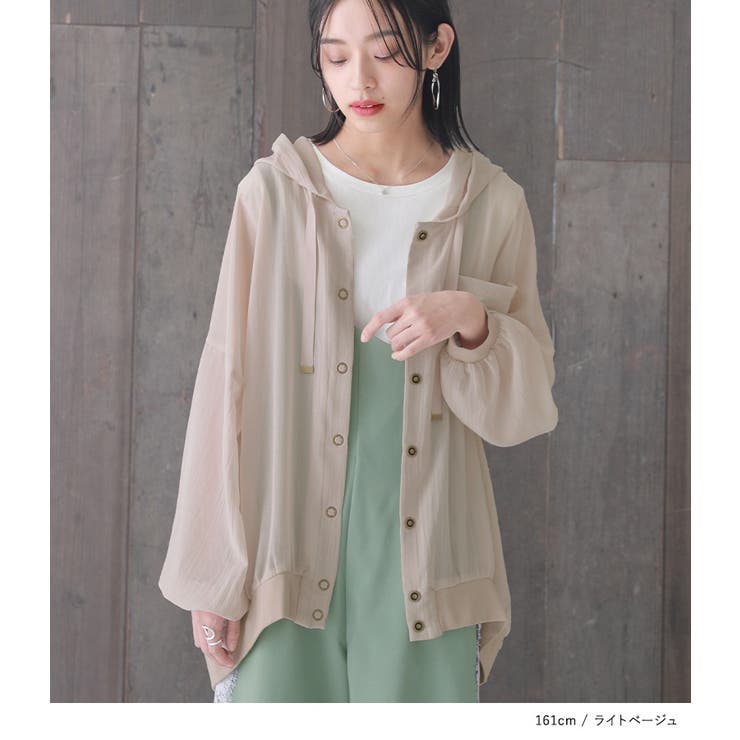 n'OrLABELシアーパーカーブルゾン  | osharewalker | 詳細画像11 