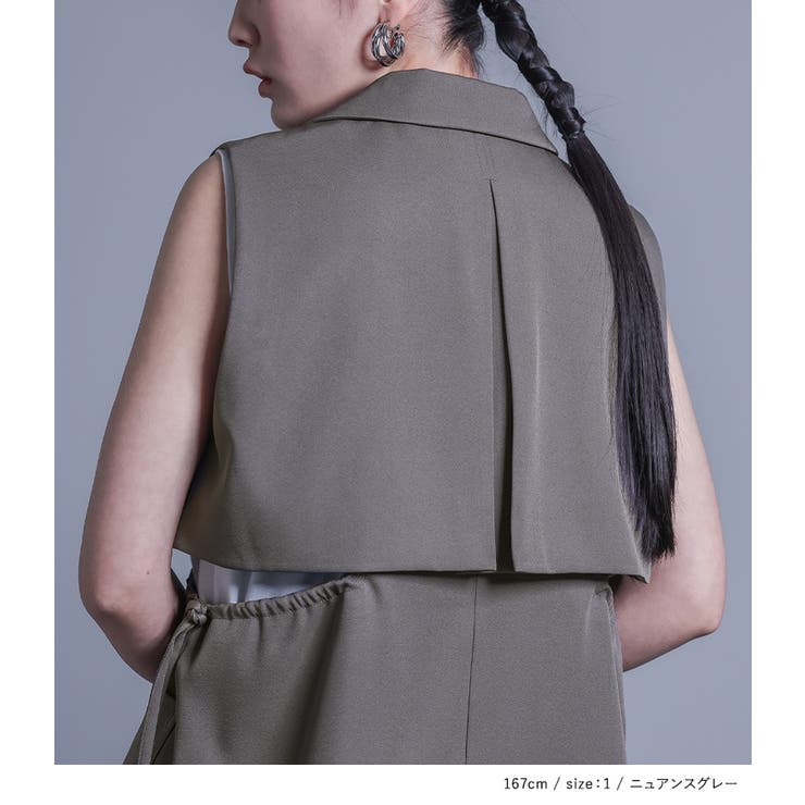 kOhAKU脇シャーリングジレ | osharewalker | 詳細画像11 