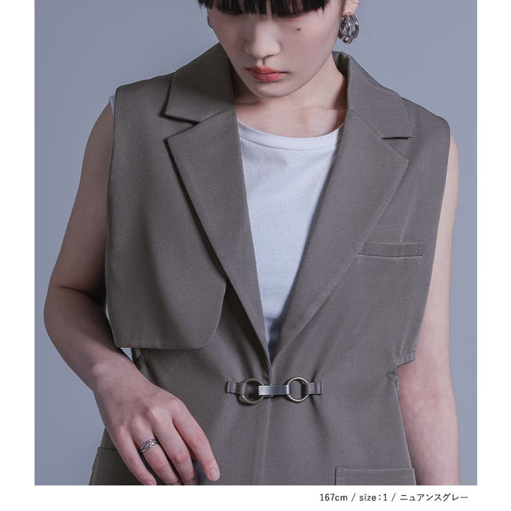 kOhAKU脇シャーリングジレ | osharewalker | 詳細画像12 