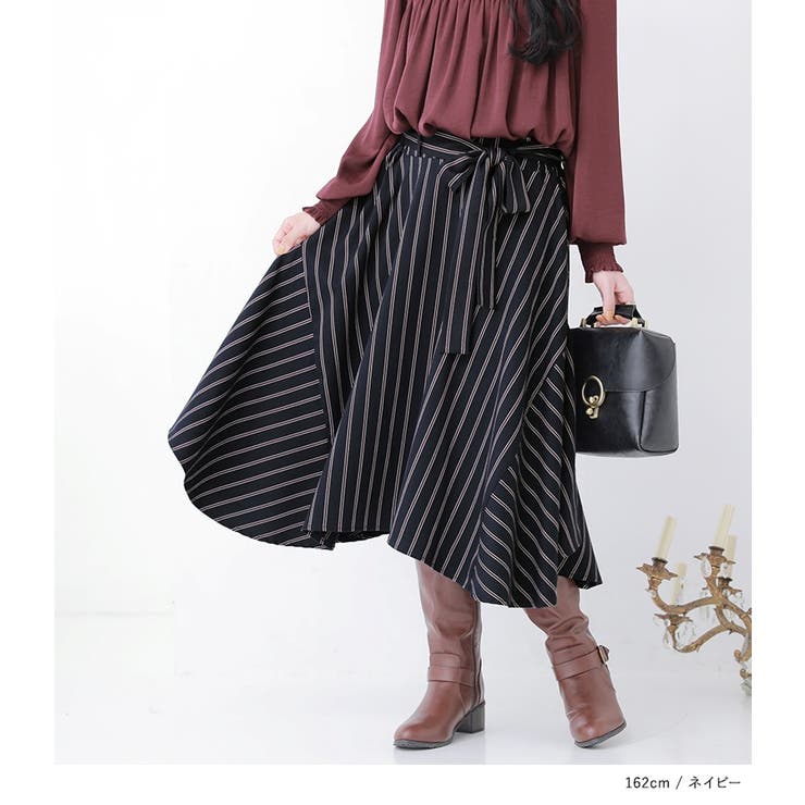 n'OrLABELクラシカルストライプスカート  | osharewalker | 詳細画像10 