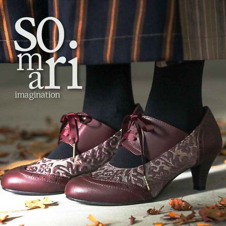 Somari Imaginationレースアップクラシカルパンプス 品番 Mitw Osharewalker オシャレウォーカー のレディースファッション通販 Shoplist ショップリスト