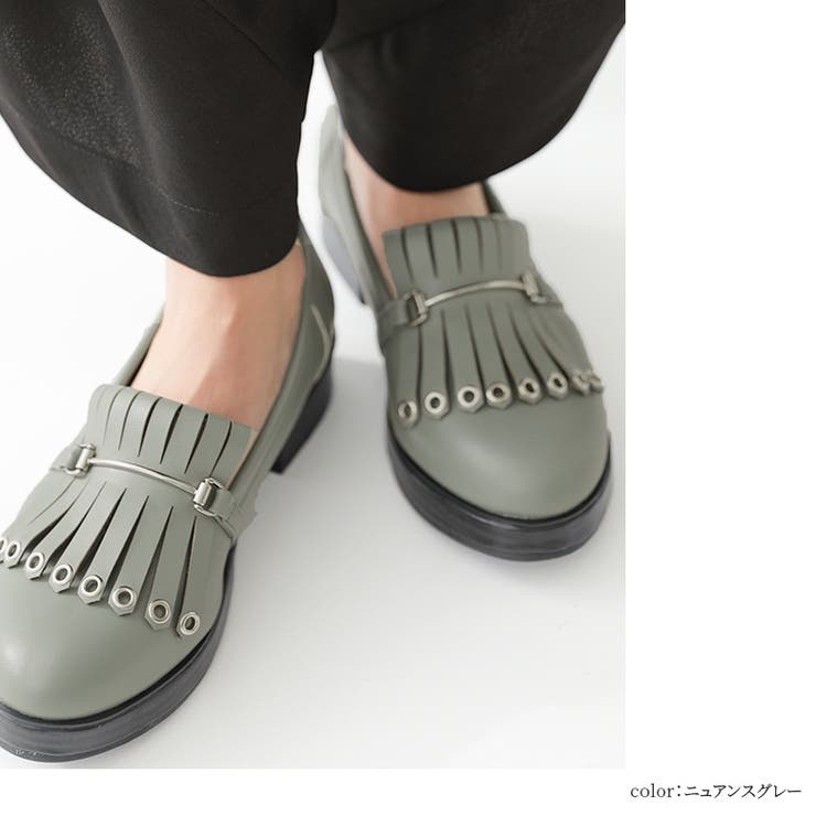 kOhAKUフリンジデザインローファー | osharewalker | 詳細画像3 