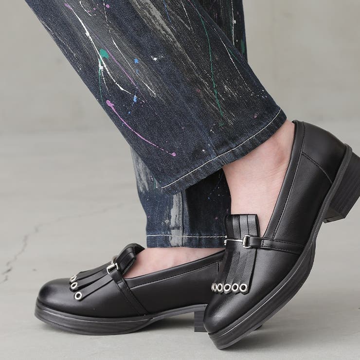 kOhAKUフリンジデザインローファー | osharewalker | 詳細画像6 