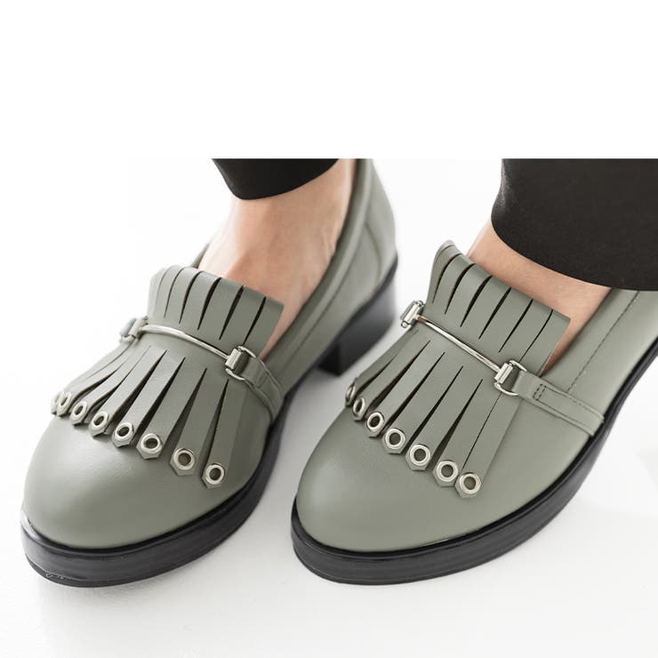 kOhAKUフリンジデザインローファー | osharewalker | 詳細画像9 