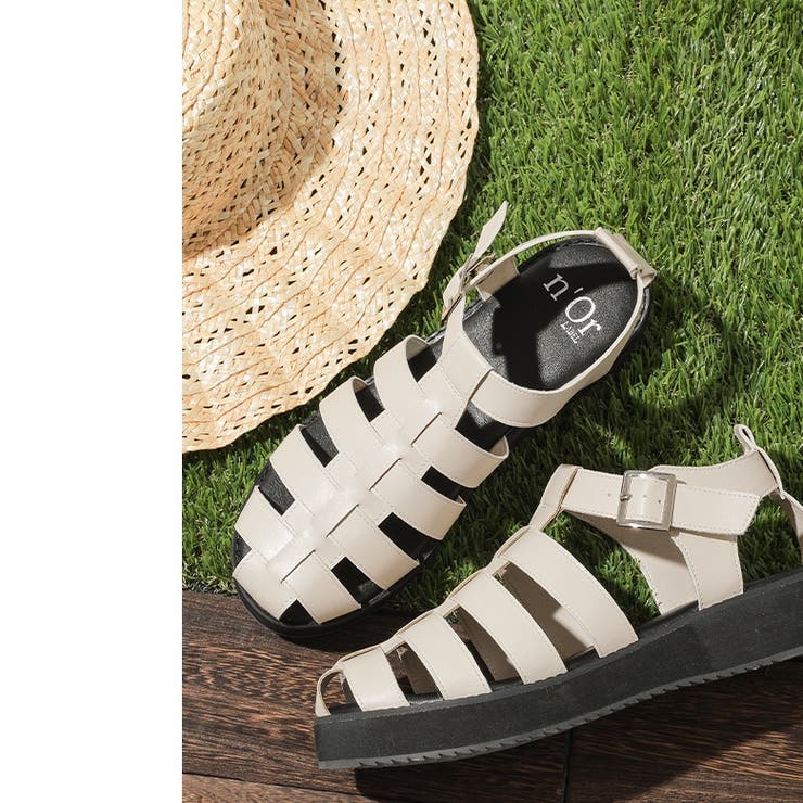 n'OrLABELバックルデザイングルカサンダル | osharewalker | 詳細画像7 