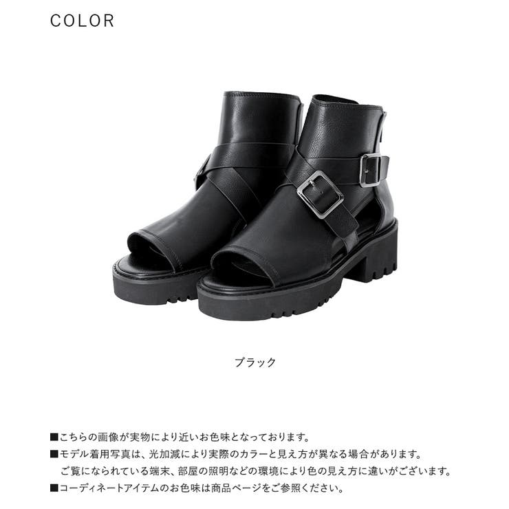 kOhAKUクロスベルトデザイン厚底サンダル  | osharewalker | 詳細画像15 