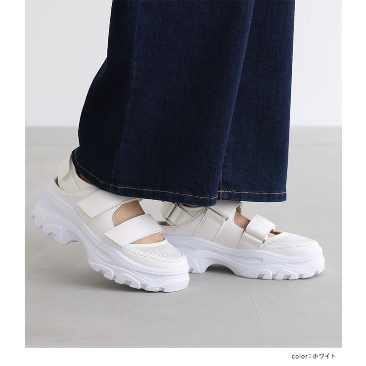 n'OrLABEL厚底スニーカーサンダル | osharewalker | 詳細画像3 