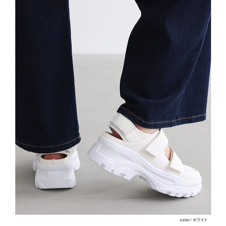 n'OrLABEL厚底スニーカーサンダル | osharewalker | 詳細画像5 