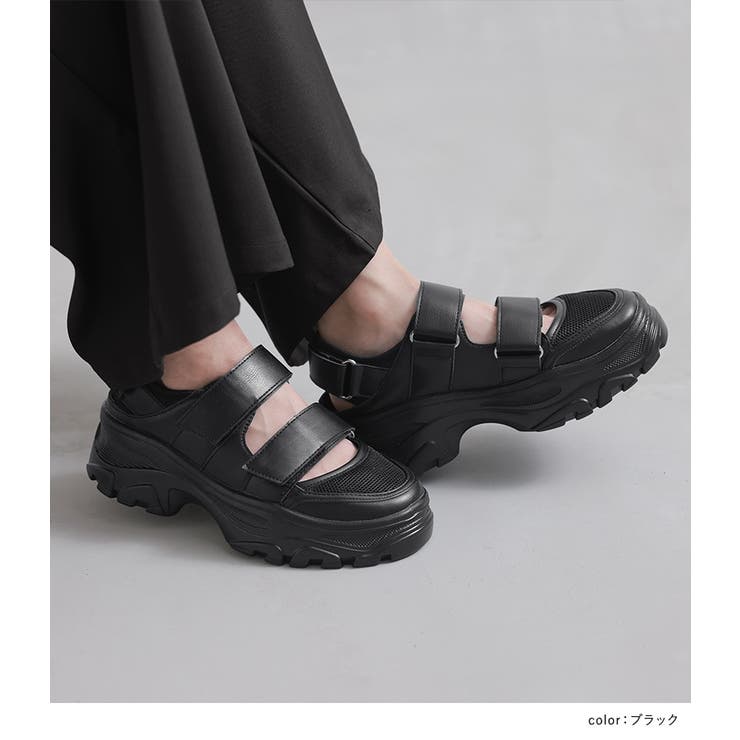 n'OrLABEL厚底スニーカーサンダル | osharewalker | 詳細画像6 