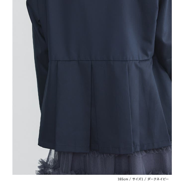 somari imaginationタックデザインノーカラージャケット | osharewalker | 詳細画像13 