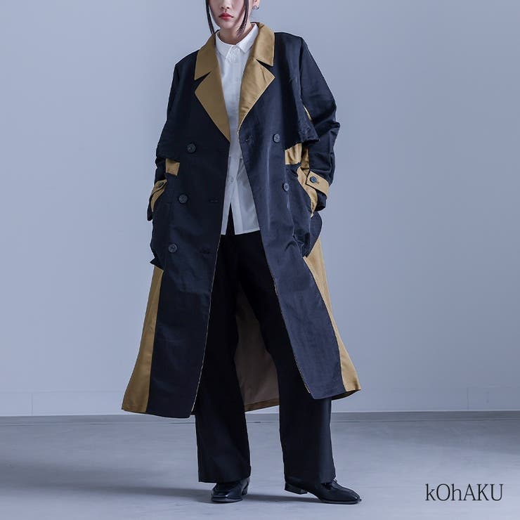 古典 新品/kolor/カラー/ドッキング/トレンチコート/テーラード ジャケット・アウター