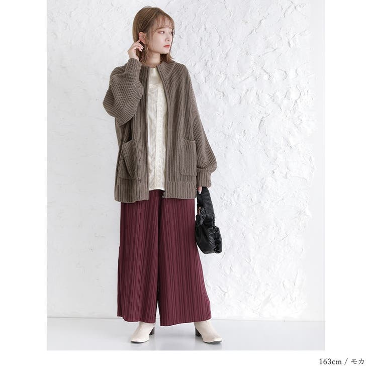 ランキングや新製品 ♡ 人気 厚手生地 羽織り ニットポンチョ ウール Alan Barbara ジャケット・アウター