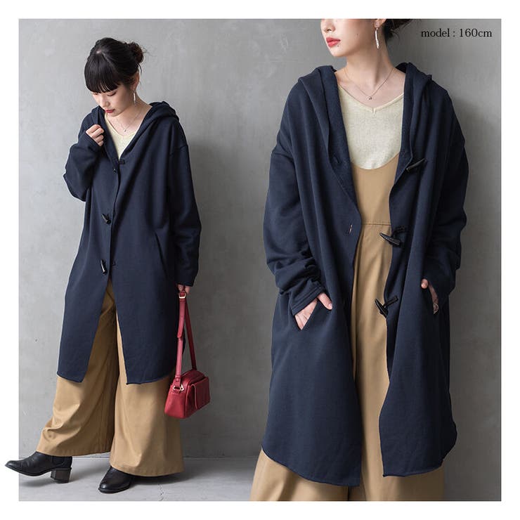 n'OrLABELリラクシング裏起毛ダッフルパーカー[品番：MITW0001189