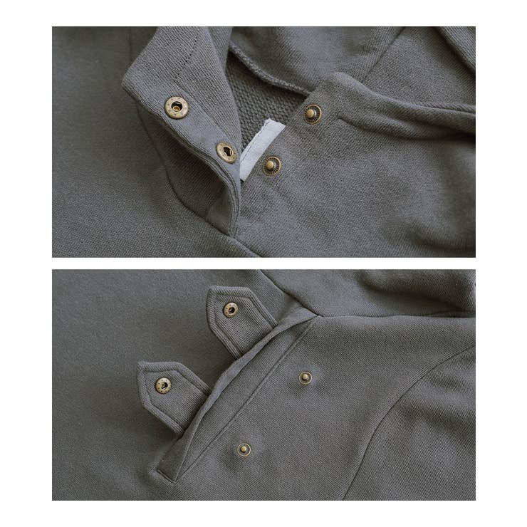 n'OrLABELスタンドカラーロングデザインパーカー  | osharewalker | 詳細画像19 