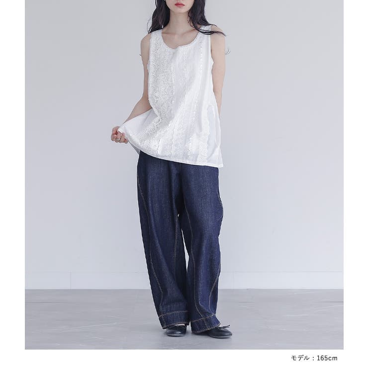 somari imagination贅沢レースデザインタンクトップ | osharewalker | 詳細画像9 