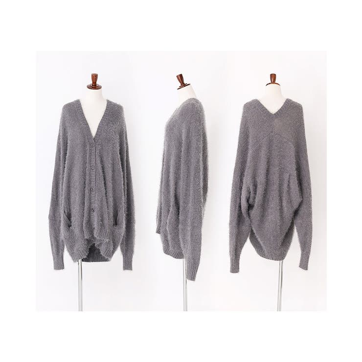 n'OrLABELゆるふわシャギーニットカーディガン  | osharewalker | 詳細画像16 