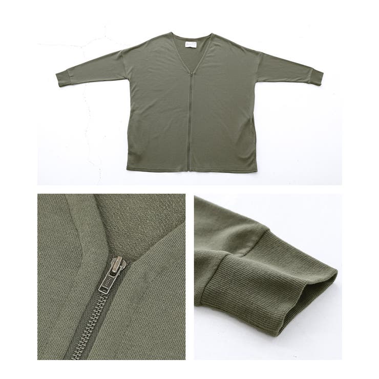 n'OrLABELスウェットジップカーディガン  | osharewalker | 詳細画像17 