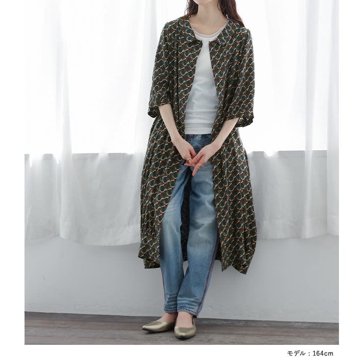 MARNI コットン ブロード 総柄 コクーン ワンピース ネイビー38 somari imaginationニュアンス柄コクーンワンピース [品番