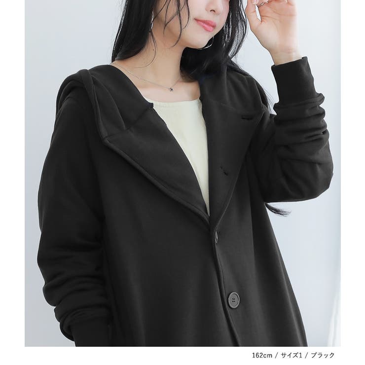 n'OrLABEL洗練フード付きデザインジャケット[品番：MITW0001436