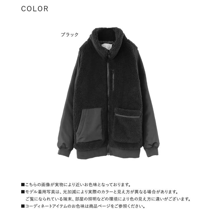 n'OrLABELスタンドカラーボアブルゾン | osharewalker | 詳細画像19 