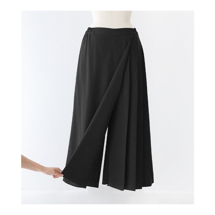 kOhAKUカシュクール風アシメプリーツパンツ[品番：MITW0014782