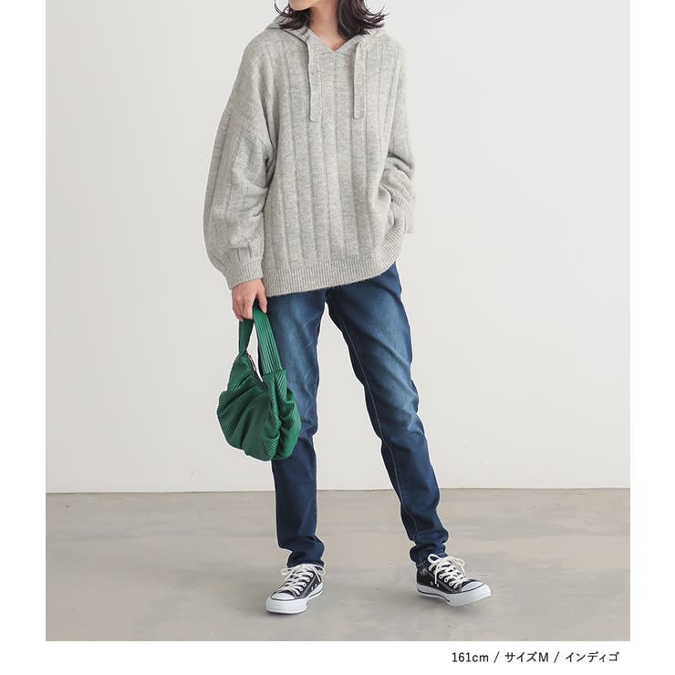 n'OrLABELパウダー裏起毛デニムレギパン  | osharewalker | 詳細画像11 