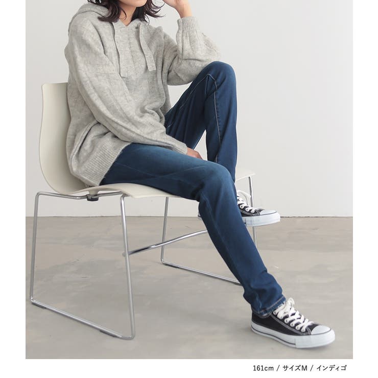 n'OrLABELパウダー裏起毛デニムレギパン  | osharewalker | 詳細画像12 