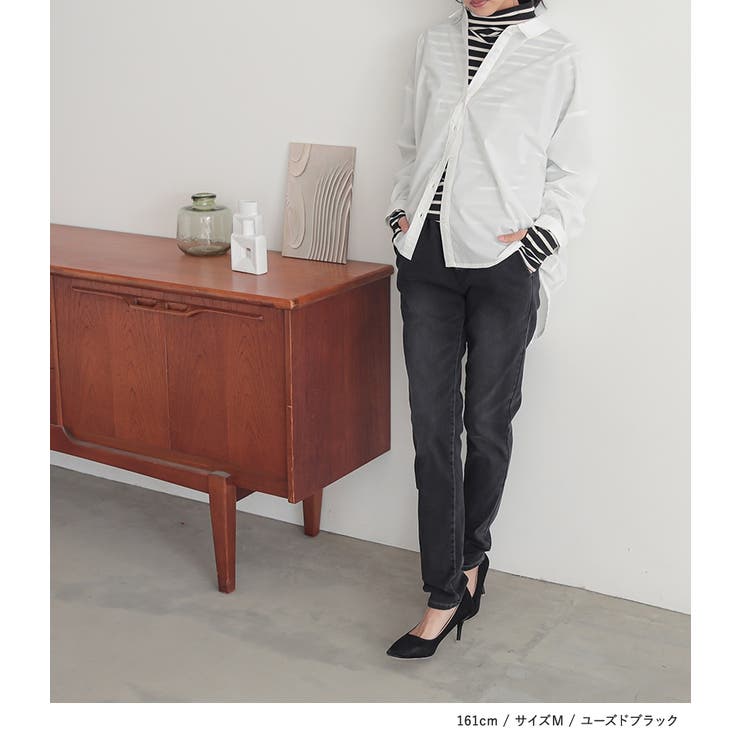 n'OrLABELパウダー裏起毛デニムレギパン  | osharewalker | 詳細画像15 