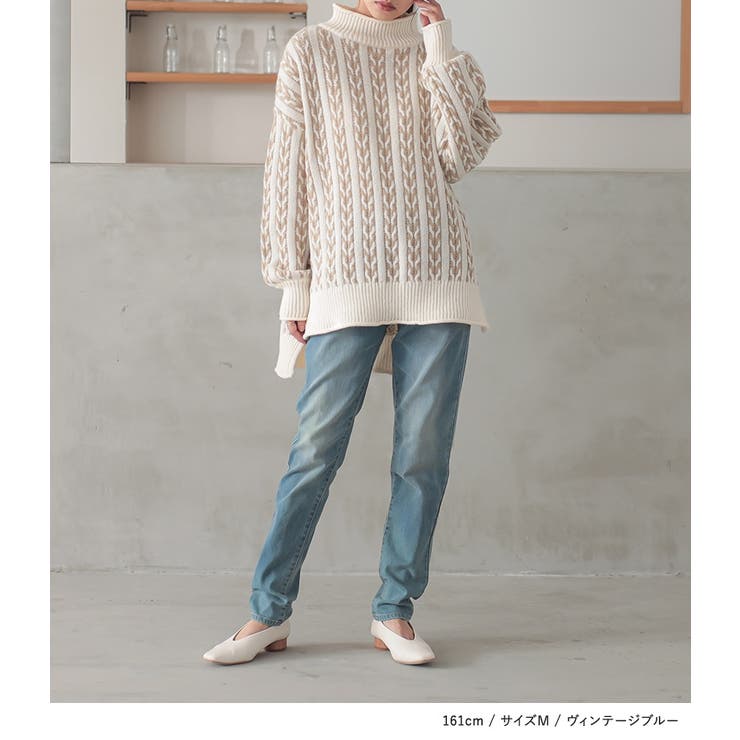 n'OrLABELパウダー裏起毛デニムレギパン  | osharewalker | 詳細画像17 