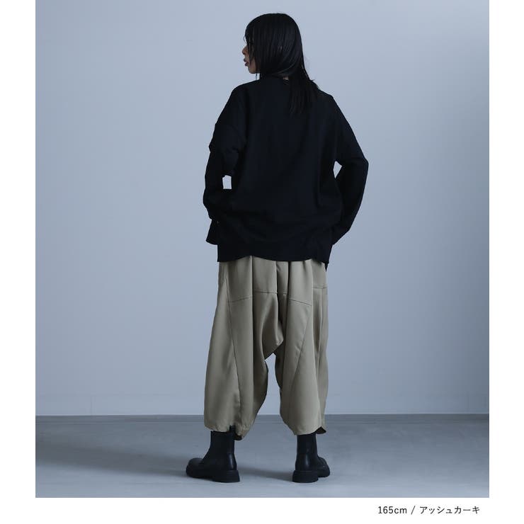kOhAKU変形ドレープサルエルパンツ [品番：MITW0015209