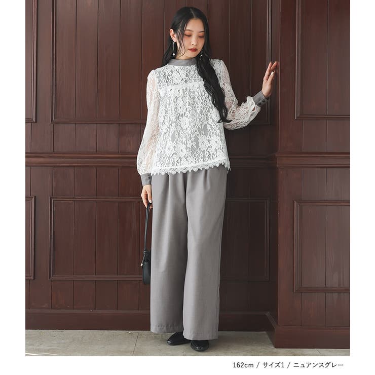 n'OrLABELレースデザインセットアップ | osharewalker | 詳細画像12 