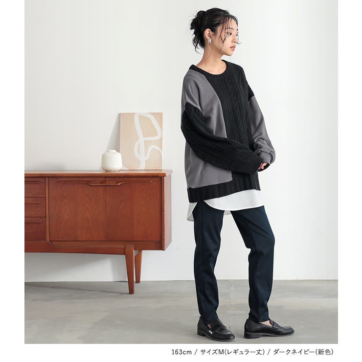 n'OrLABEL裏ベロアストレッチレギパン  | osharewalker | 詳細画像17 