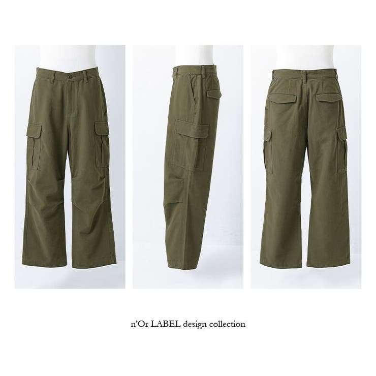 n'OrLABELコットンツイルカーゴパンツ[品番：MITW0016119