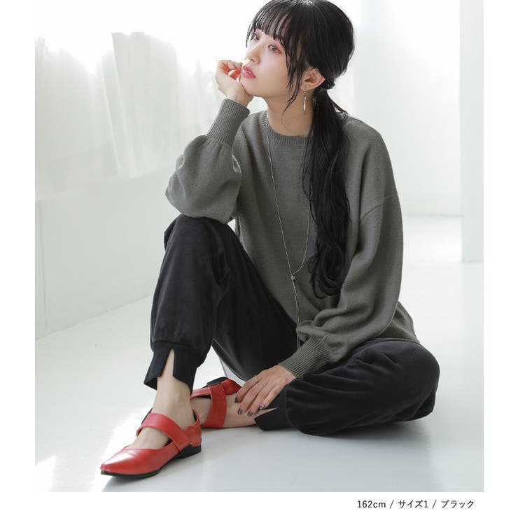 n'OrLABEL裏ベロアリブジョガーパンツ  | osharewalker | 詳細画像7 