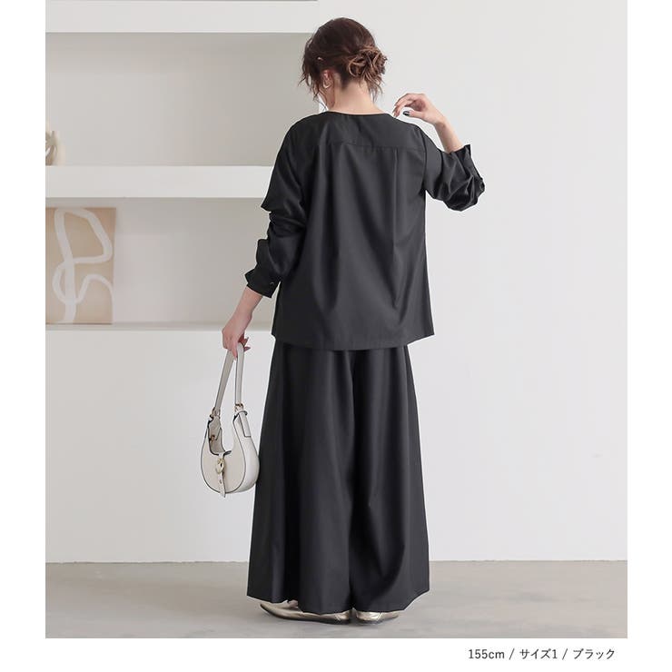 n'OrLABELタックデザインガウチョセットアップ  | osharewalker | 詳細画像8 