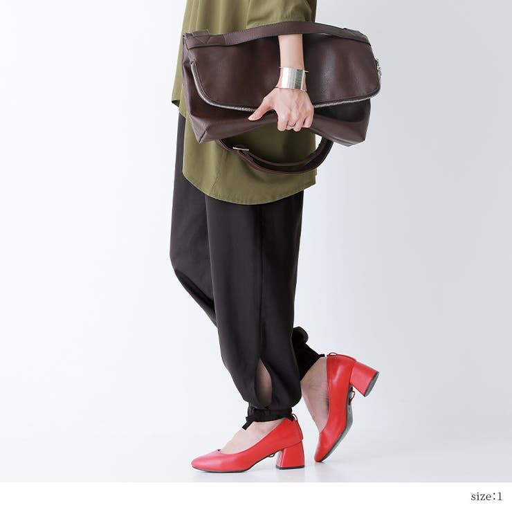 n'OrLABEL裾リボンジョガーパンツ | osharewalker | 詳細画像6 