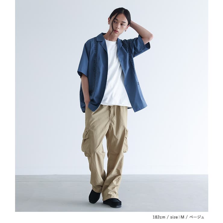 n'OrLABELひんやり冷感ナイロンカーゴパンツ | osharewalker【MEN】 | 詳細画像5 