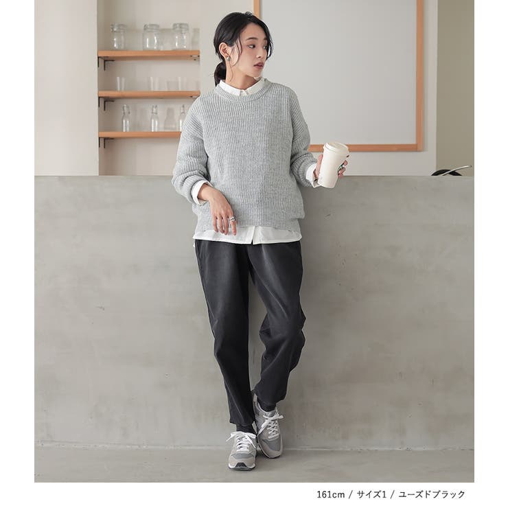 n'OrLABELパウダー裏起毛デニムジョガーパンツ  | osharewalker | 詳細画像13 