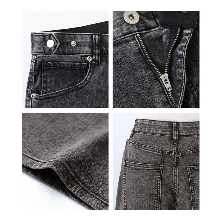 n'OrLABEL選べる着丈ストレッチストレートデニムパンツ | osharewalker | 詳細画像16 