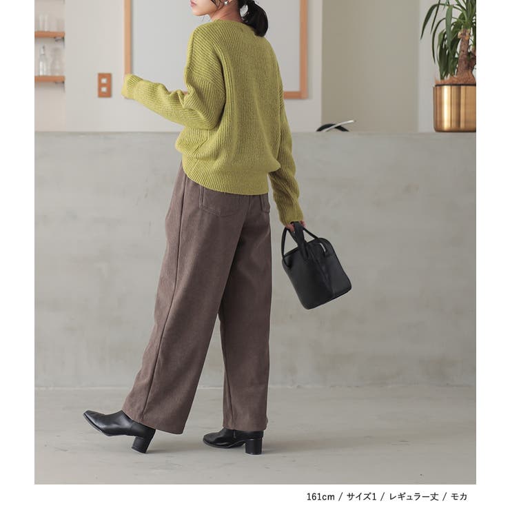 n'OrLABEL裏ベロアコーデュロイワイドパンツ  | osharewalker | 詳細画像11 