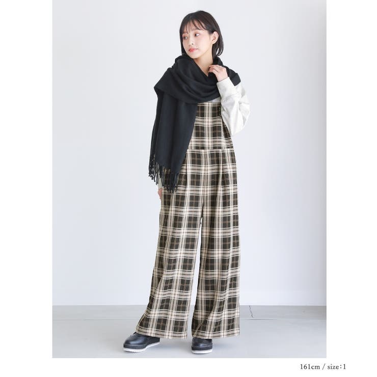 n'OrLABELチェック柄サロペット | osharewalker | 詳細画像6 