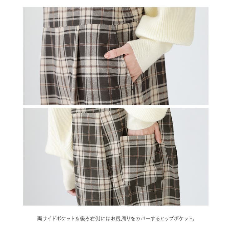 n'OrLABELチェック柄サロペット | osharewalker | 詳細画像15 