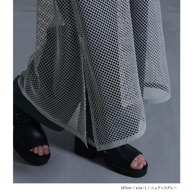 kOhAKUメッシュレイヤードパンツ | osharewalker | 詳細画像3 