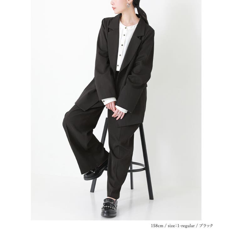 n'OrLABELストレートワイドツイルパンツ  | osharewalker | 詳細画像17 