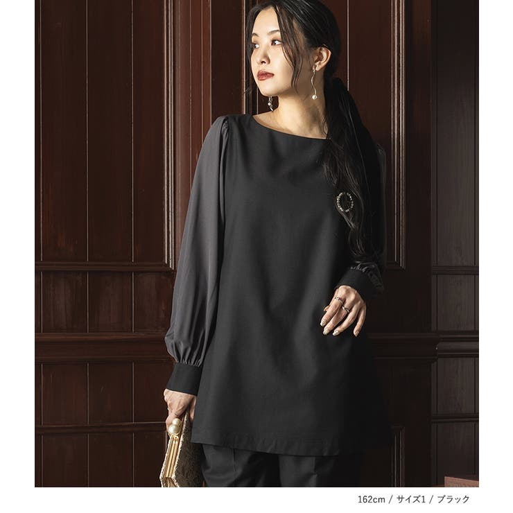 n'OrLABEL異素材ブラウスセットアップ  | osharewalker | 詳細画像7 