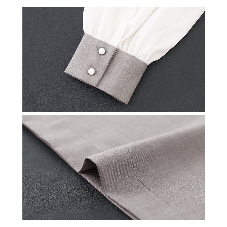 n'OrLABEL異素材ブラウスセットアップ  | osharewalker | 詳細画像16 