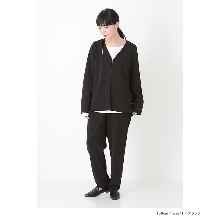 n'OrLABELノーカラージャケット&パンツセットアップ[品番 n'OrLABELノーカラージャケット&パンツセットアップ[品番