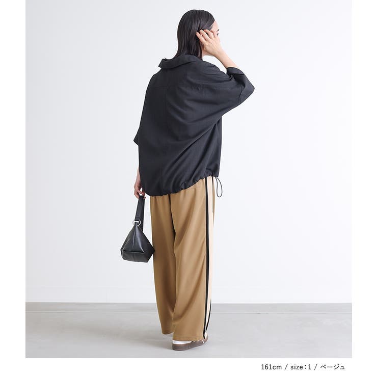 n'OrLABELカットジョーゼットサイドラインパンツ | osharewalker | 詳細画像7 